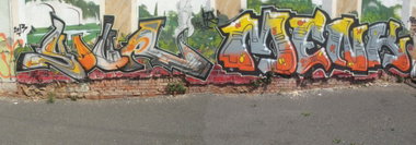 Graffiti Wall in Leipzig - Photo by BTT0341 - Your, Menk, Leipzig (2013)