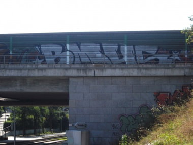 Graffiti Wall in Leipzig - Photo by BTT0341 - BM45, RCS, FKA