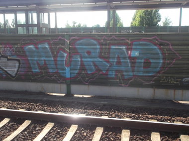 Graffiti Wall - Photo by BTT0341 - Murad, Trainline, Leipzig