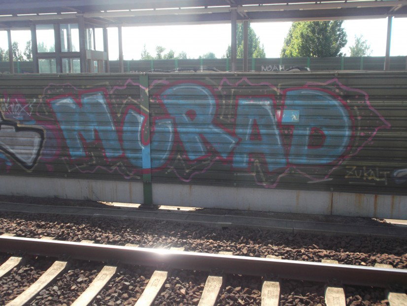 Graffiti Wall - Photo by BTT0341 - Murad, Trainline, Leipzig