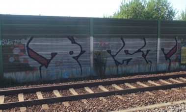 Graffiti Bombing - Photo by BTT0341 - Past, Leipzig, Trainline