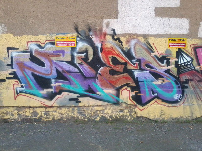 Graffiti Wall - Photo by BTT0341 - Mies, ORG, Wall