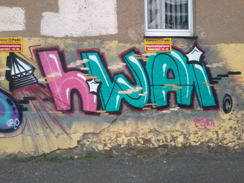 Graffiti Wall - Photo by BTT0341 - HWAI, ORG, Crew