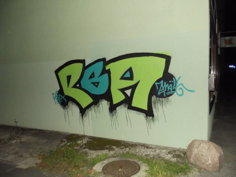 Graffiti Bombing - Photo by BTT0341 - PBA, Wall, Leipzig