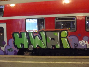 Graffiti Train - Photo by BTT0341 - HWAI, PSM, ORG