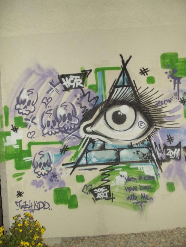 Graffiti Wall - Photo by BTT0341 - HCTR, Leipzig, Hector