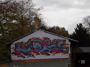 Graffiti Wall - Photo by BTT0341 - Kirbie, Resie, Leipzig