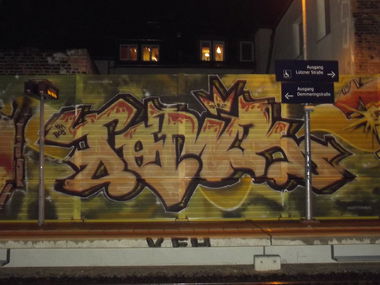 Graffiti Bombing - Photo by BTT0341 - fka, rcs, leipzig