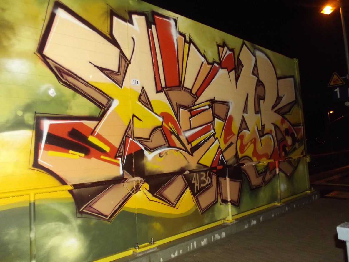 Graffiti Wall - Photo by BTT0341 - leipzig