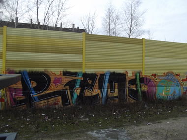 Graffiti Bombing - Photo by BTT0341 - Rambo, ORG, Leipzig