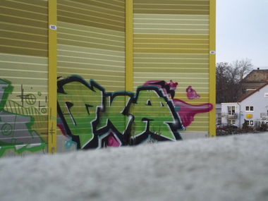 Graffiti Bombing - Photo by BTT0341 - fka, leipzig