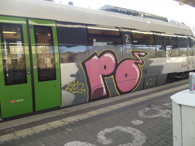 Graffiti Train - Photo by BTT0341 - po, leipzig
