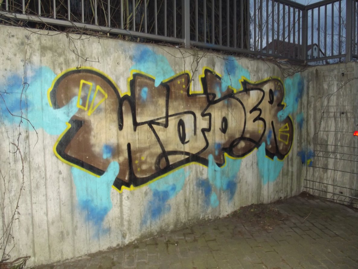 Graffiti Wall - Photo by BTT0341 - wader, leipzig, nsr