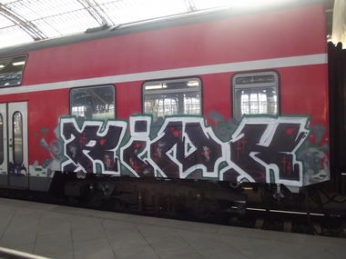 Graffiti Train - Photo by BTT0341 - rink, leipzig