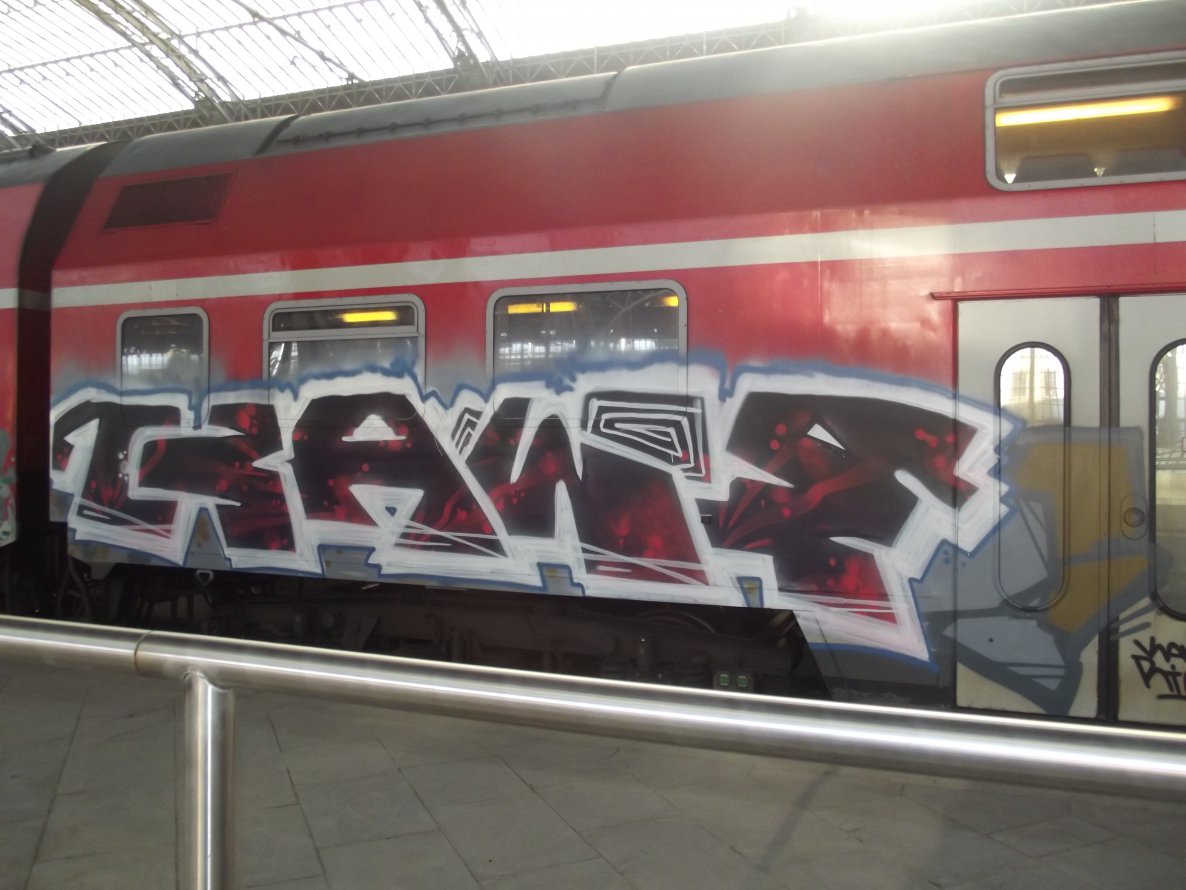 Graffiti Train - Photo by BTT0341 - kawe, mrs, leipzig