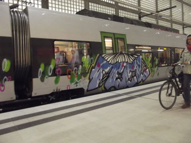 Graffiti Train - Photo by BTT0341 - feel, leipzig