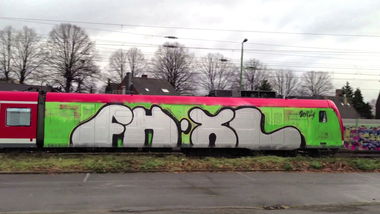 Graffiti Train - Photo by BTT0341 - fh, xl, wholecar