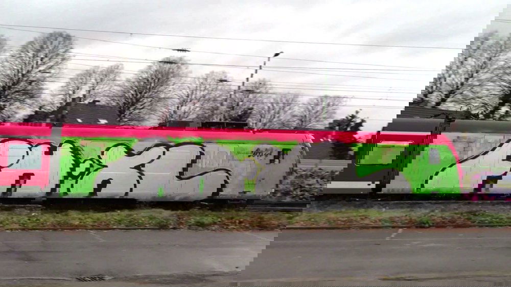 Graffiti Train - Photo by BTT0341 - fh, xl, wholecar