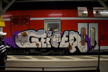 Graffiti Train - Photo by BTT0341 - geier, imr