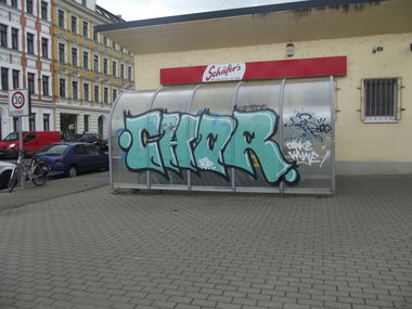 Graffiti Bombing - Photo by BTT0341 - chor, nsr, leipzig