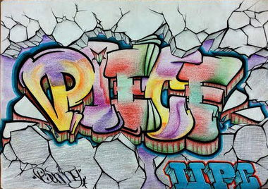 Graffiti Sketch in Hanoi - Photo by BUNNY - Bunny, UPc246, sketchdaily (2014)