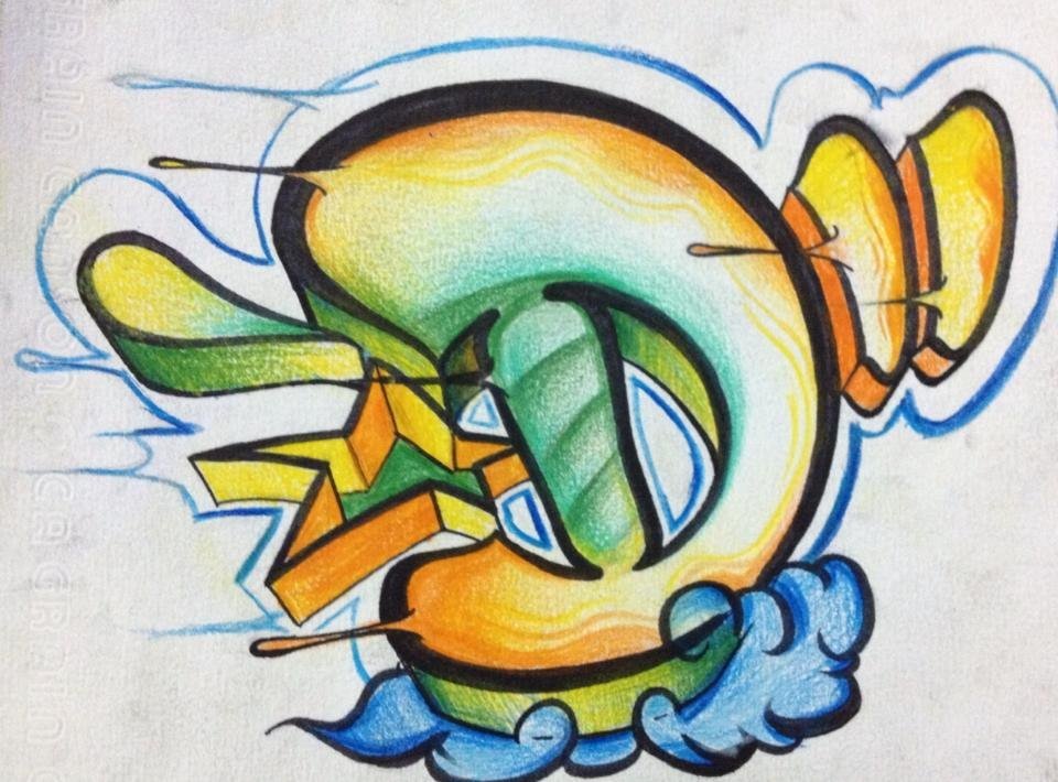 Graffiti Sketch in Hanoi - Photo by BUNNY - Bunny, UPc246, sketchdaily (2014)