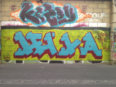 Graffiti Wall - Photo by Babu104Pemo - Leila, pemo, vienna (2013)