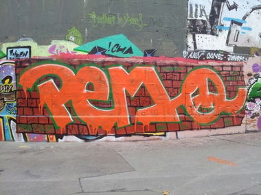 Graffiti Wall - Photo by Babu104Pemo - Pemo, comeback, 2014 (2014)