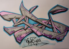 Graffiti Sketch - Photo by Backfisch01 (2025)
