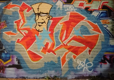 Graffiti Wall - Photo by Backfisch01 (1996)