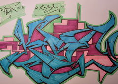 Graffiti Sketch - Photo by Backfisch01 (2025)