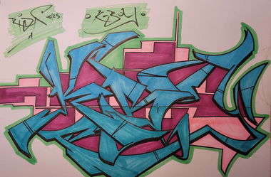 Graffiti Sketch - Photo by Backfisch01 (2025)