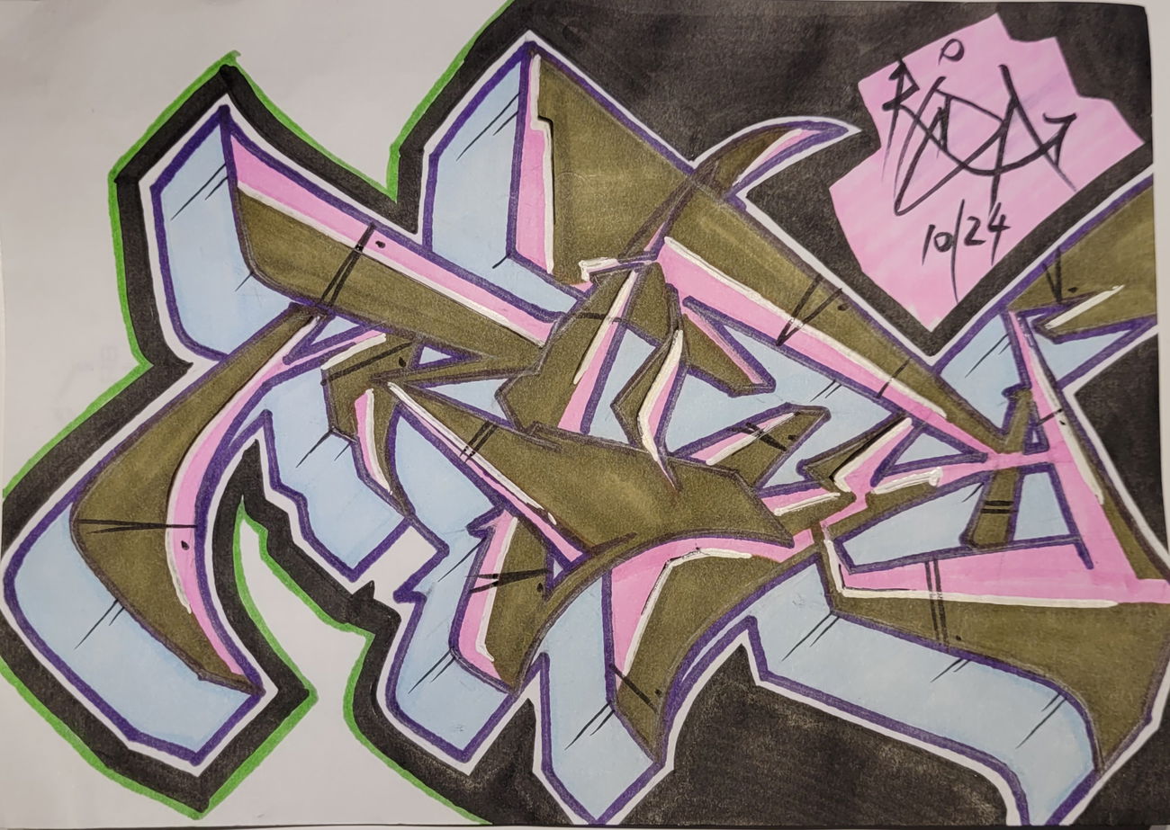 Graffiti Sketch - Photo by Backfisch01 - RIDA (2024)