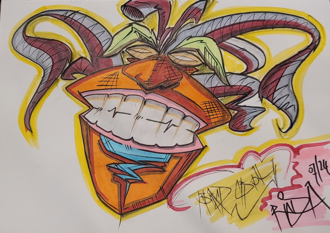 Graffiti Sketch - Photo by Backfisch01 (2024)
