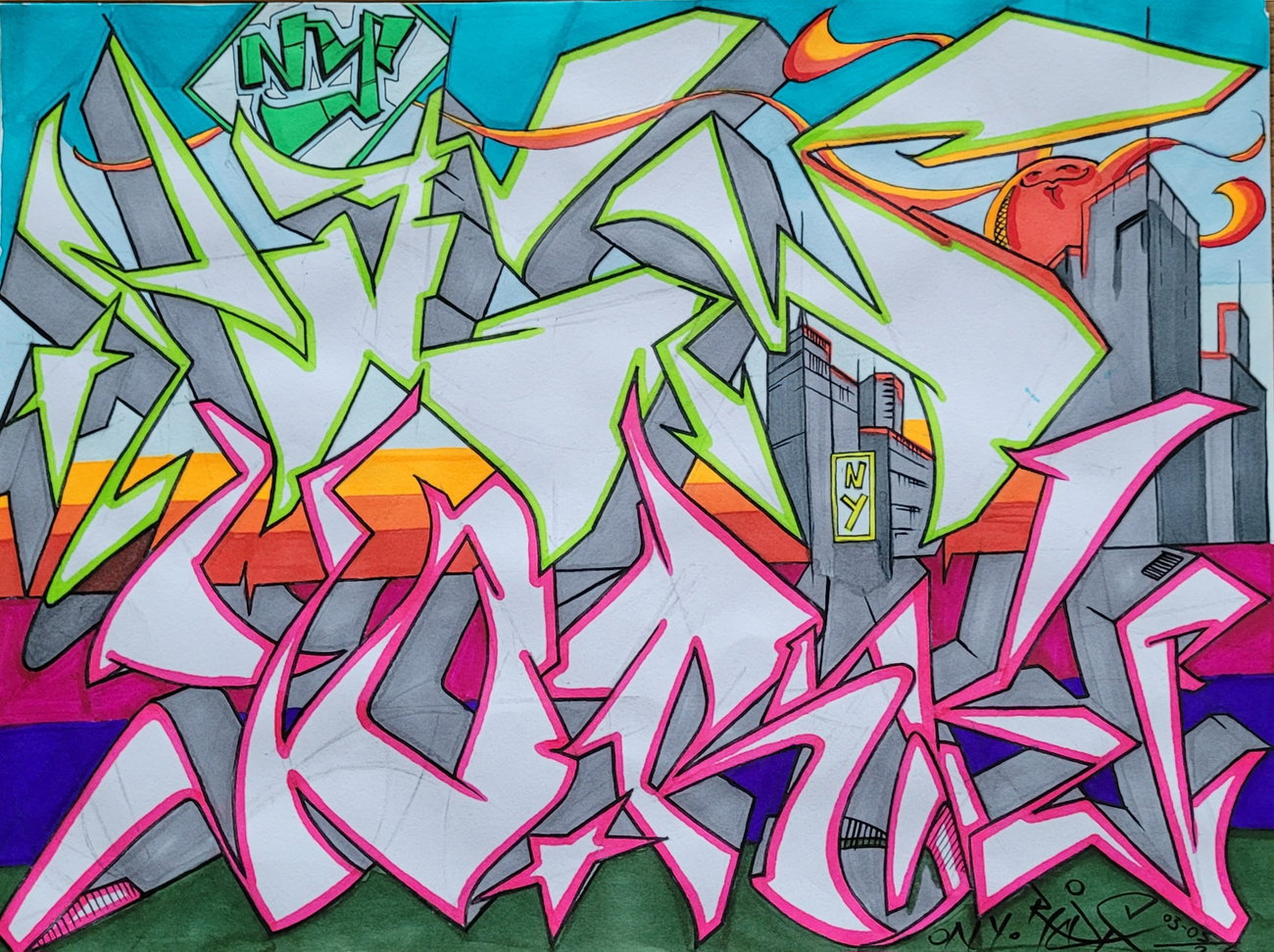 Graffiti Sketch - Photo by Backfisch01 (2026)