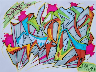Graffiti Sketch - Photo by Backfisch01 (2023)