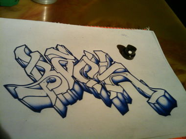 Graffiti Sketch - Photo by Backoner