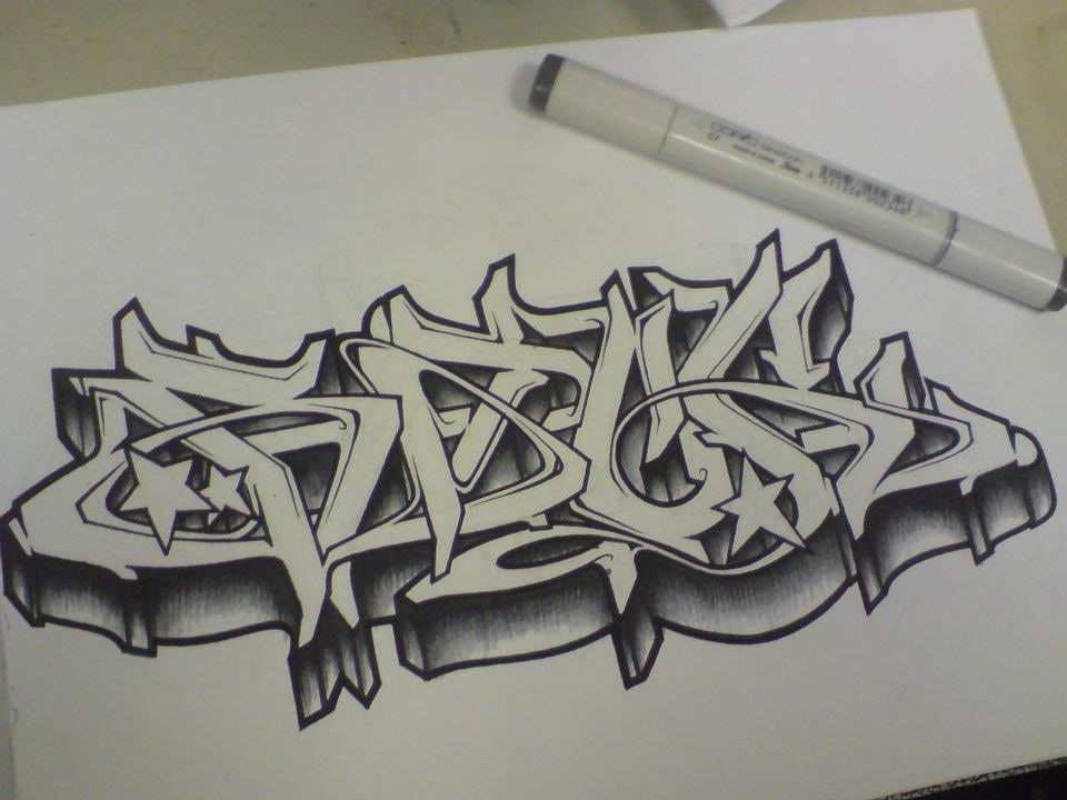 Graffiti Sketch - Photo by Backoner