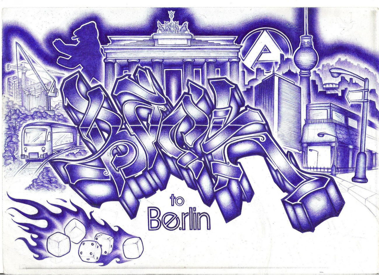 Graffiti Sketch - Photo by Backoner