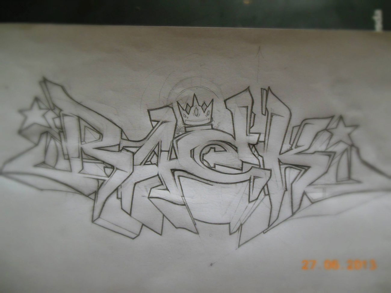 Graffiti Sketch - Photo by Backoner