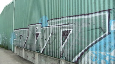 Graffiti Bombing in Karlsruhe - Photo by Badner - dba, crew, dba