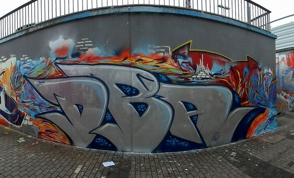 Graffiti Wall - Photo by Badner - dba, crew, dba (2013)