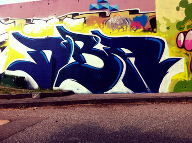 Graffiti Wall in Hamburg - Photo by Badner - dba, crew, dba (2013)