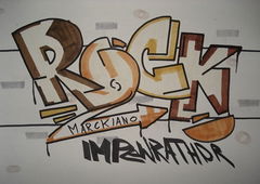 Graffiti Sketch in Nuremberg - Photo by BaerTigerMann - Rock, Wrath (2014)