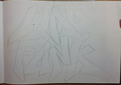 Graffiti Sketch - Photo by BaerTigerMann - Wrath, Mad, Funk (2014)