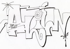 Graffiti Wall - Photo by Bagatelle - Alien, Battle (2017)