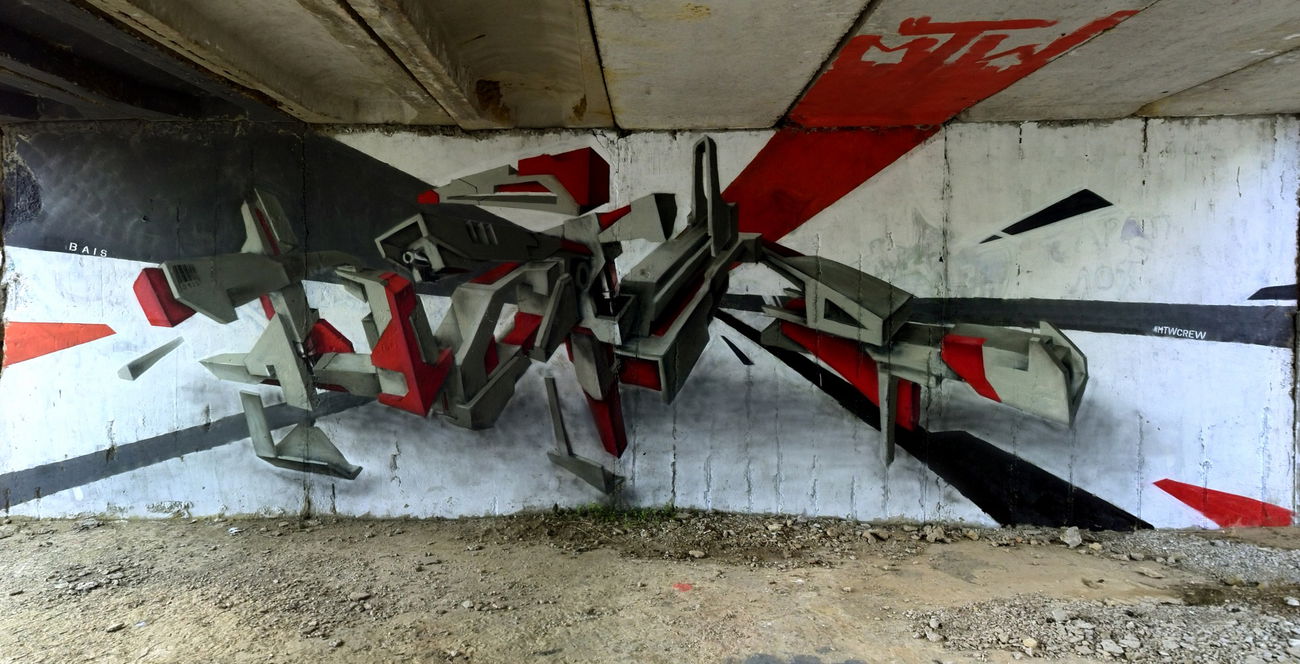Graffiti Wall in Российская Федерация - Photo by Bais8415 - bais, 8415, MTWcrew (2015)