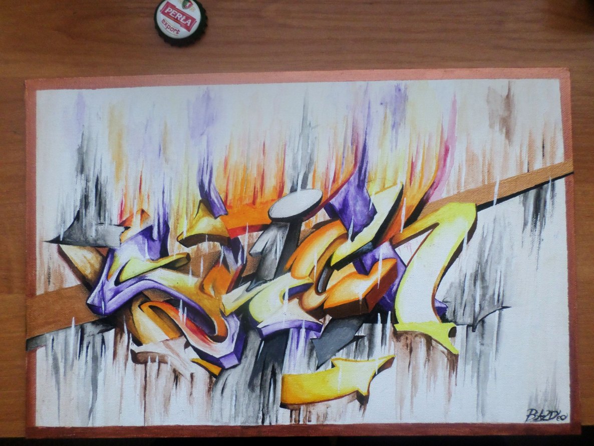 Graffiti Sketch - Photo by BaldHead - slick, bald, head (2014)
