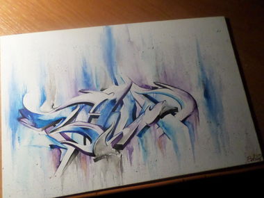Graffiti Sketch - Photo by BaldHead - bald, head, baldeo (2014)