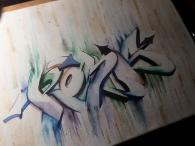 Graffiti Sketch - Photo by BaldHead - baldo, romus (2014)
